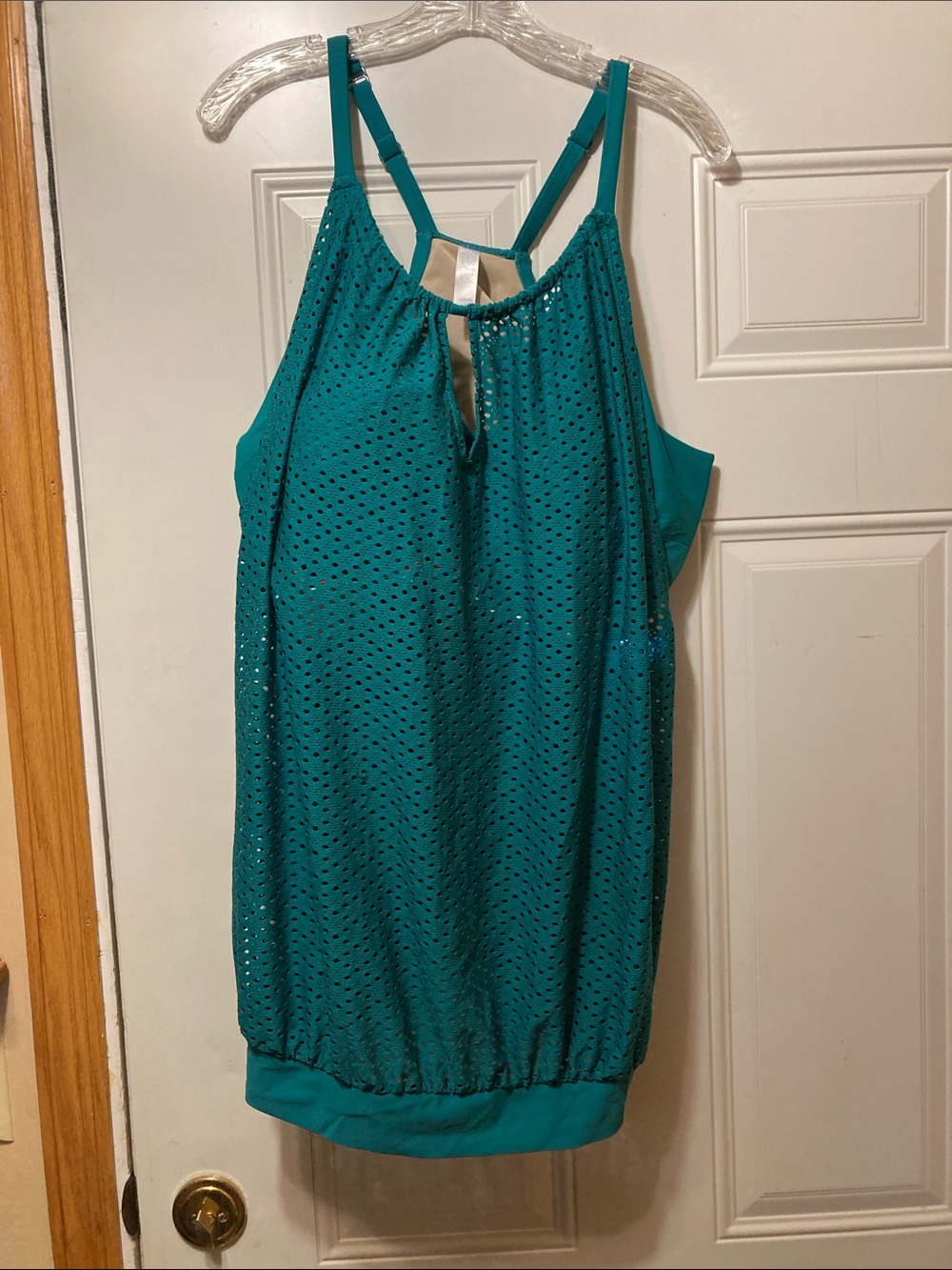 Cacique Teal Swim Top 42DDD